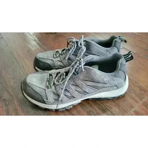 Columbia Crestwood US Women's Size 10 Hiking Shoe Athletic Graphite/Pacific Rim